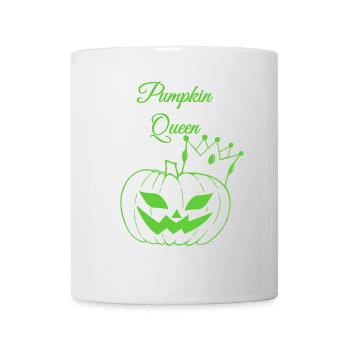 Citrouille Reine Halloween Design - Mug blanc - blanc - Devant