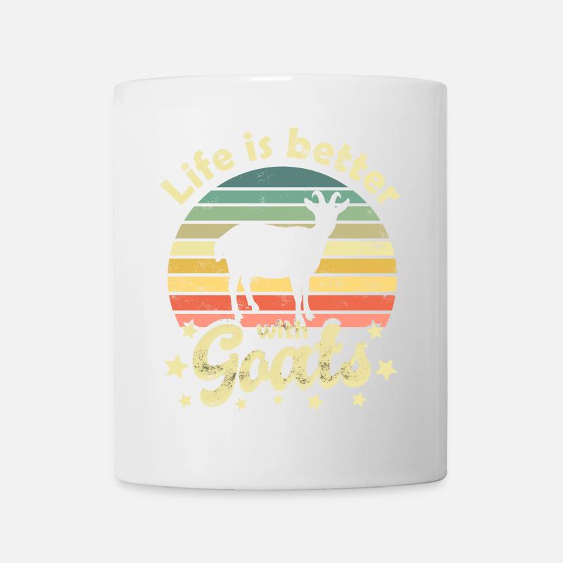 Goat Goats - Mug - white