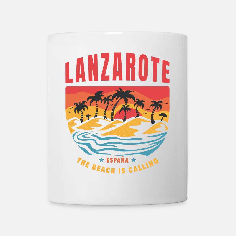 Lanzarote Espana beach design - Mug - white