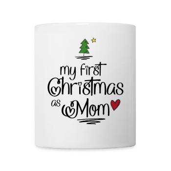 My first Christmas as Mom - Mug - white - Front