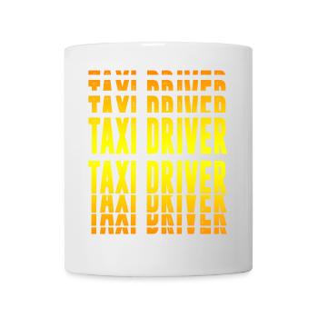 Design de chauffeur de taxi - Mug blanc - blanc - Devant