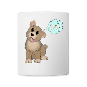 7 1 Floof woof blank - Tasse - Weiß - Vorne