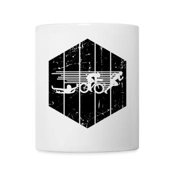 Triathlon - Tasse - Weiß - Vorne