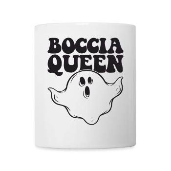 Boccia Queen Boulekugel Halloween Kostüm Geist - Tasse - Weiß - Vorne