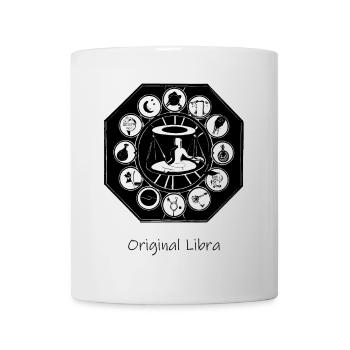 Zodiac sign Libra 002 black - Mug - white - Front