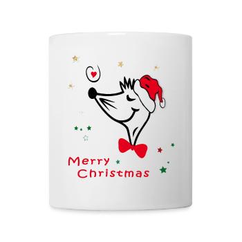 Weihnachten, merry christmas - Tasse - Weiß - Vorne
