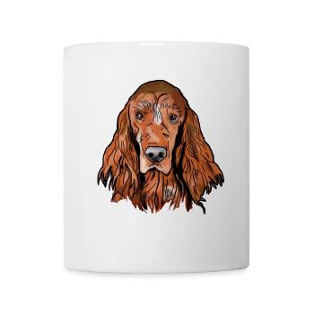 Setter irlandais - Mug blanc - blanc - Devant