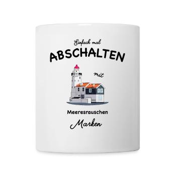 Marken, Waterland, Niederlande, Einfach abschalten - Tasse - Weiß - Vorne
