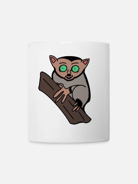 Konrad der Koboldmaki - Tasse - Weiß