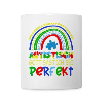 Autistique - Mug blanc - blanc - Devant