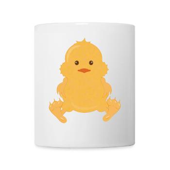 Oh how sweet! A newly hatched chick - Mug - white - Front