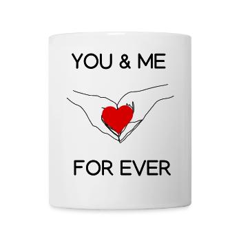 You and me for ever - Mug blanc - blanc - Devant