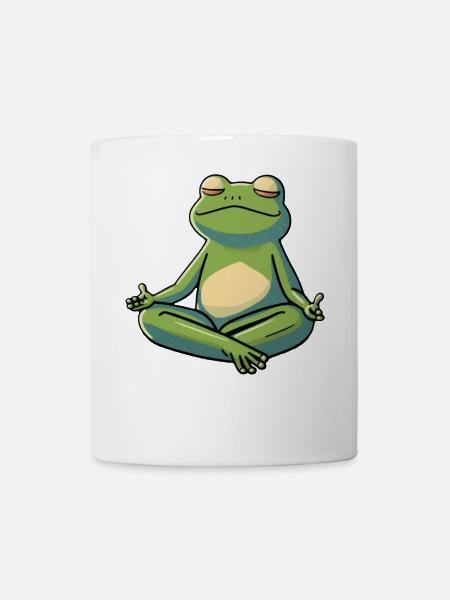 Chill Frosch - Tasse - Weiß