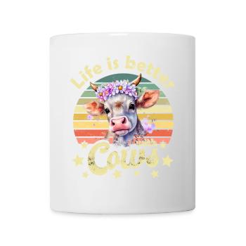 Vaches vaches - Mug blanc - blanc - Devant