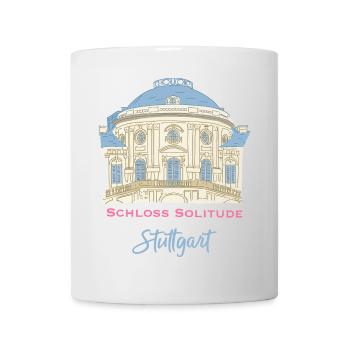 Stuttgart, Schloss Solitude, Deutschland - Tasse - Weiß - Vorne