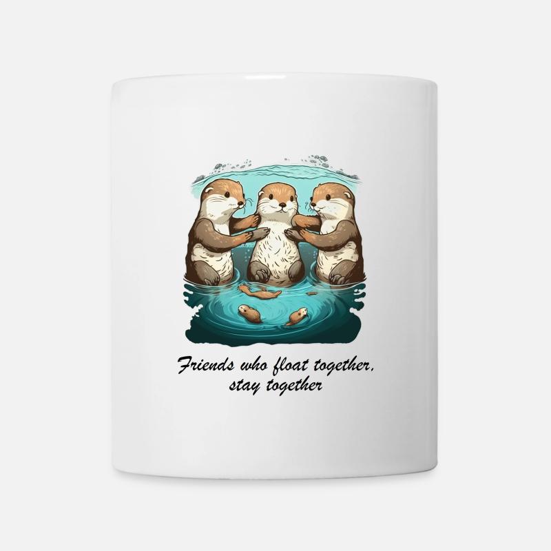 Friends who float together stay together - Tasse - Weiß