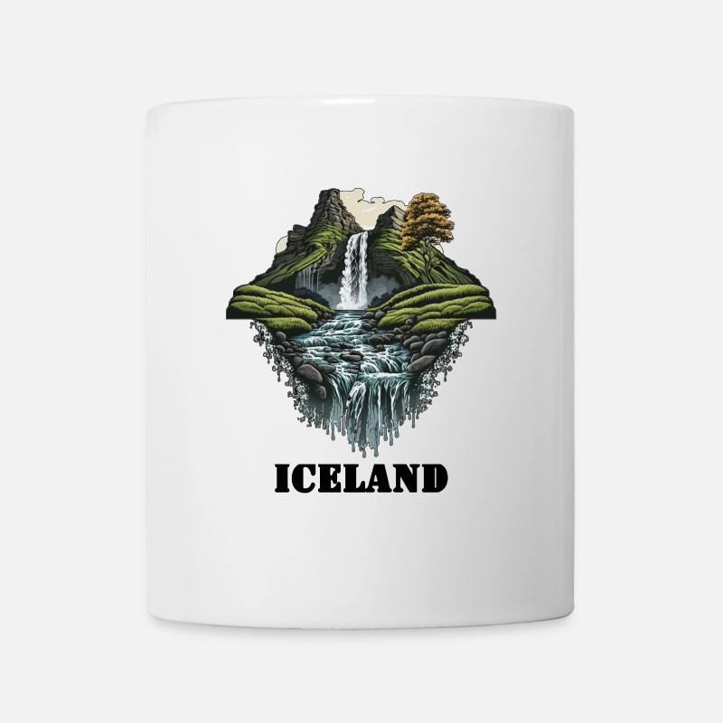 Islande - Mug blanc - blanc