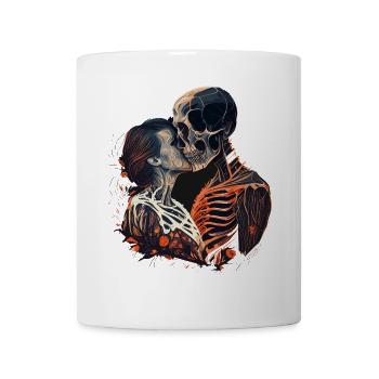 Eternal Embrace Skeleton - Mug - white - Front
