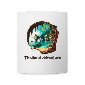 Aventure en Thaïlande - Mug blanc - blanc - Devant