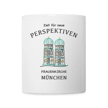 Munich, landmark cathedral, Frauenkirche, Bavaria - Mug - white - Front