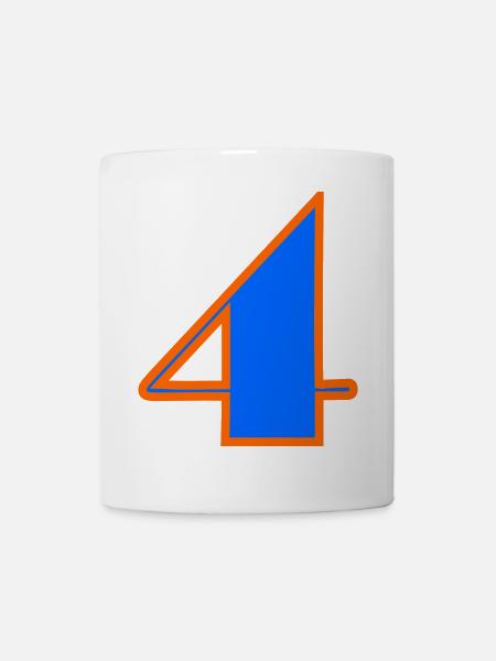 4 YEARS,4TH BIRTHDAY,4 YEARS,FOUR - Mug - white