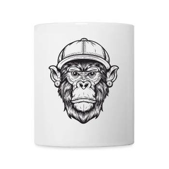 Funky Affe - Tasse - Weiß - Vorne