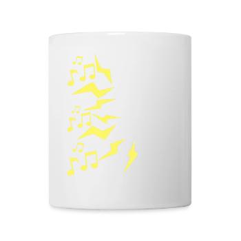 Speaker and music - Mug - white - Front