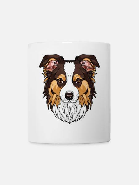 Ich liebe meinen Border Collie - Tasse - Weiß