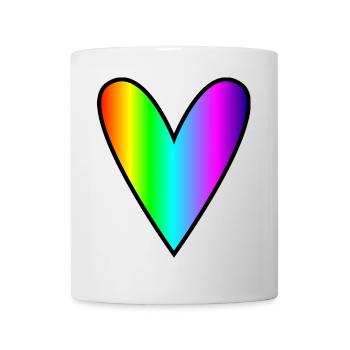 HERZ. HERZ. HEILIGER VALENTINSTAG. LIEBE. LIEBE. PAAR. - Tasse - Weiß - Vorne