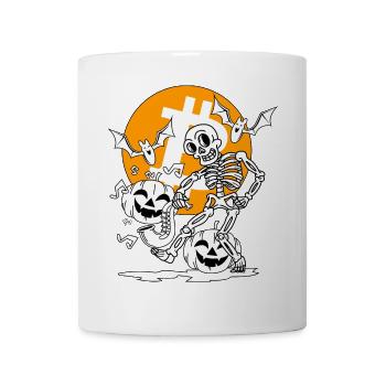 Ghoul's Halloween Bitcoin Party - Mug - white - Front