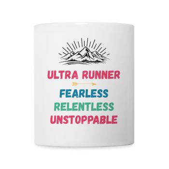 Ultra Runner - Intrépide. Implacable. Imparable. - Mug blanc - blanc - Devant