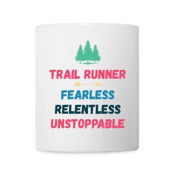 Trail Runner - Intrépide. Implacable. Imparable. - Mug blanc - blanc - Devant