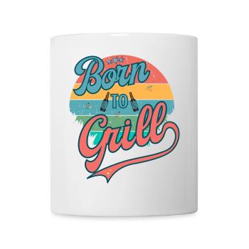 Born to Grill Retro - Mug - white - Front