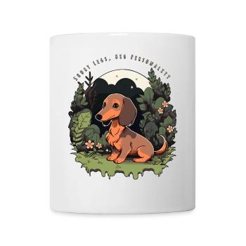 Dachshund Kawaii Puppy Dog Design - Mug - white - Front