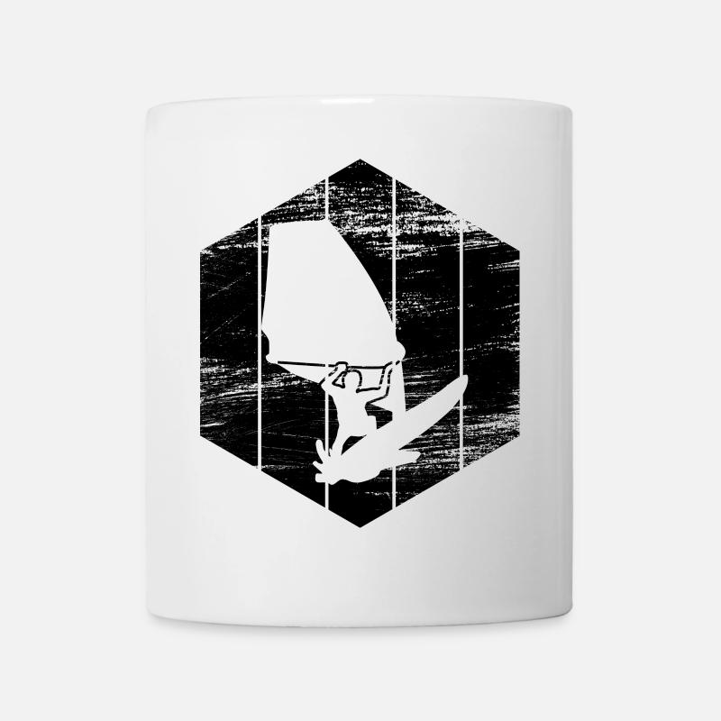 Windsurfer Skizze - Tasse - Weiß