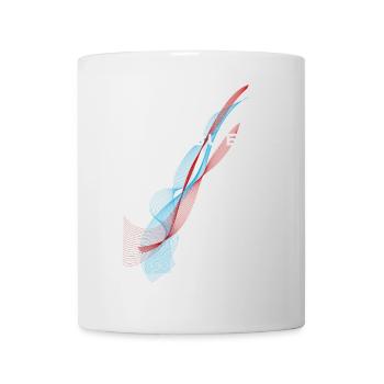 Flagge von Luxemburg, Luxemburger Stolz - Tasse - Weiß - Vorne