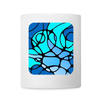 Neurographic modern abstract design - Mug - white - Front