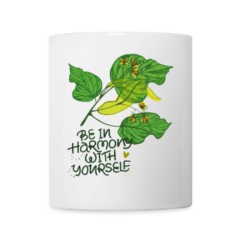 Harmonie, Natur - Tasse - Weiß - Vorne