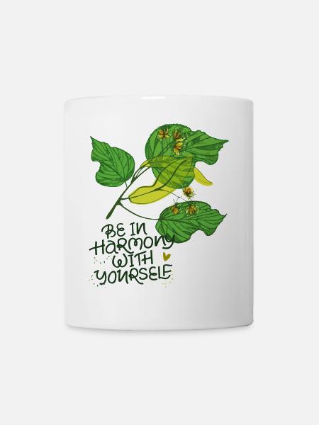 Harmonie, Natur - Tasse - Weiß