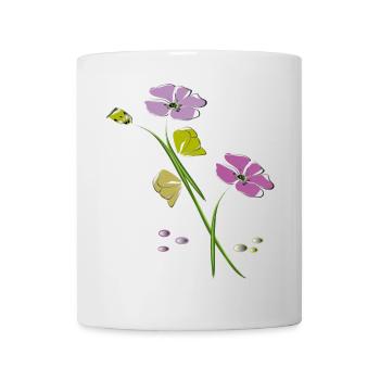 Blumen, Flowers - Mug - white - Front