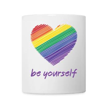 Pride Month LGBTQ - Be Yourself - Mug - white - Front
