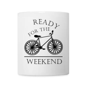 Ready for the Weekend | Geschenkidee - Tasse - Weiß - Vorne