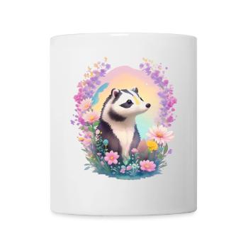 kleiner Dachs - Tasse - Weiß - Vorne