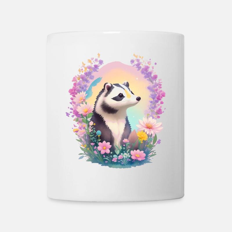 kleiner Dachs - Tasse - Weiß