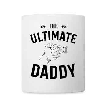 Geschenk 'The Ultimate Daddy' für Papa - Tasse - Weiß - Vorne