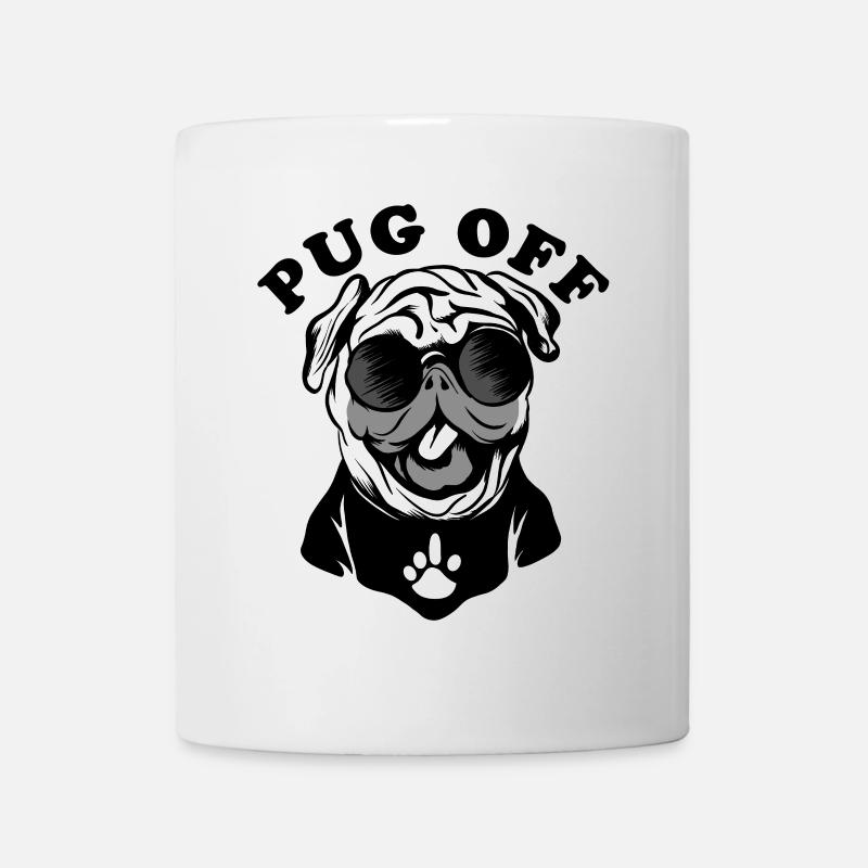 Mops AUS | Mops-Hund - Tasse - Weiß
