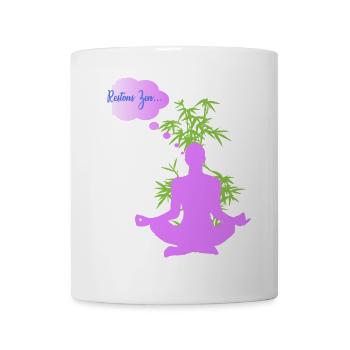 LASST UNS ZEN BLEIBEN - Tasse - Weiß - Vorne