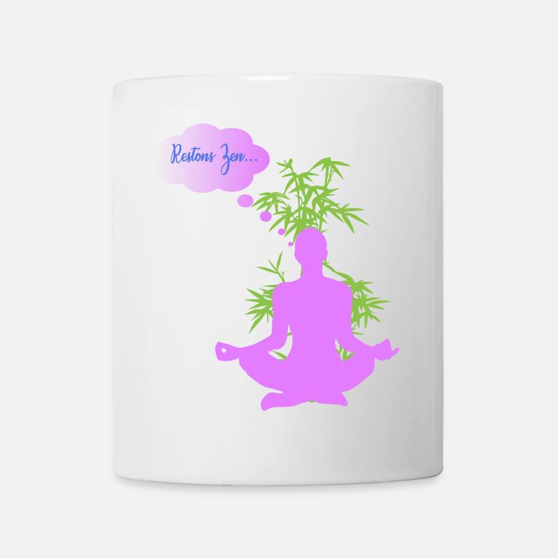 LET'S STAY ZEN - Mug - white