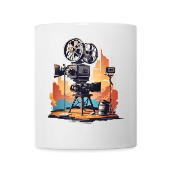 Retro Kamera - Tasse - Weiß - Vorne