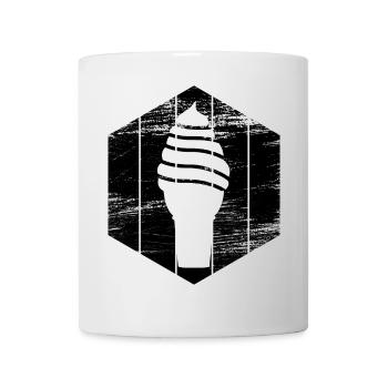 Eiscreme - Tasse - Weiß - Vorne